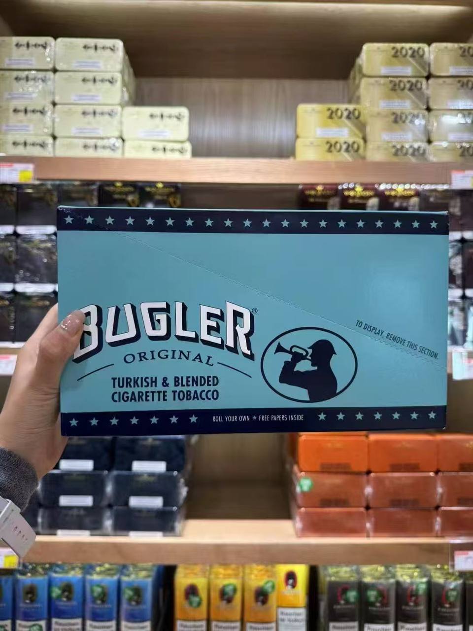 蓝喇叭---手卷烟丝