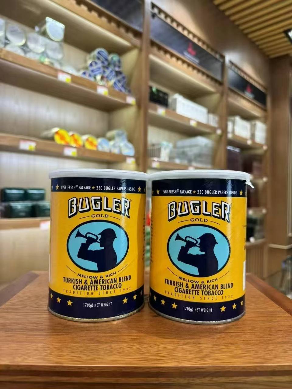 金喇叭罐子---手卷烟丝